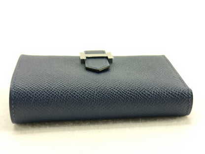 HERMES Bearn Bearn Combination Epson Silver Hardware W Stamp Wallet