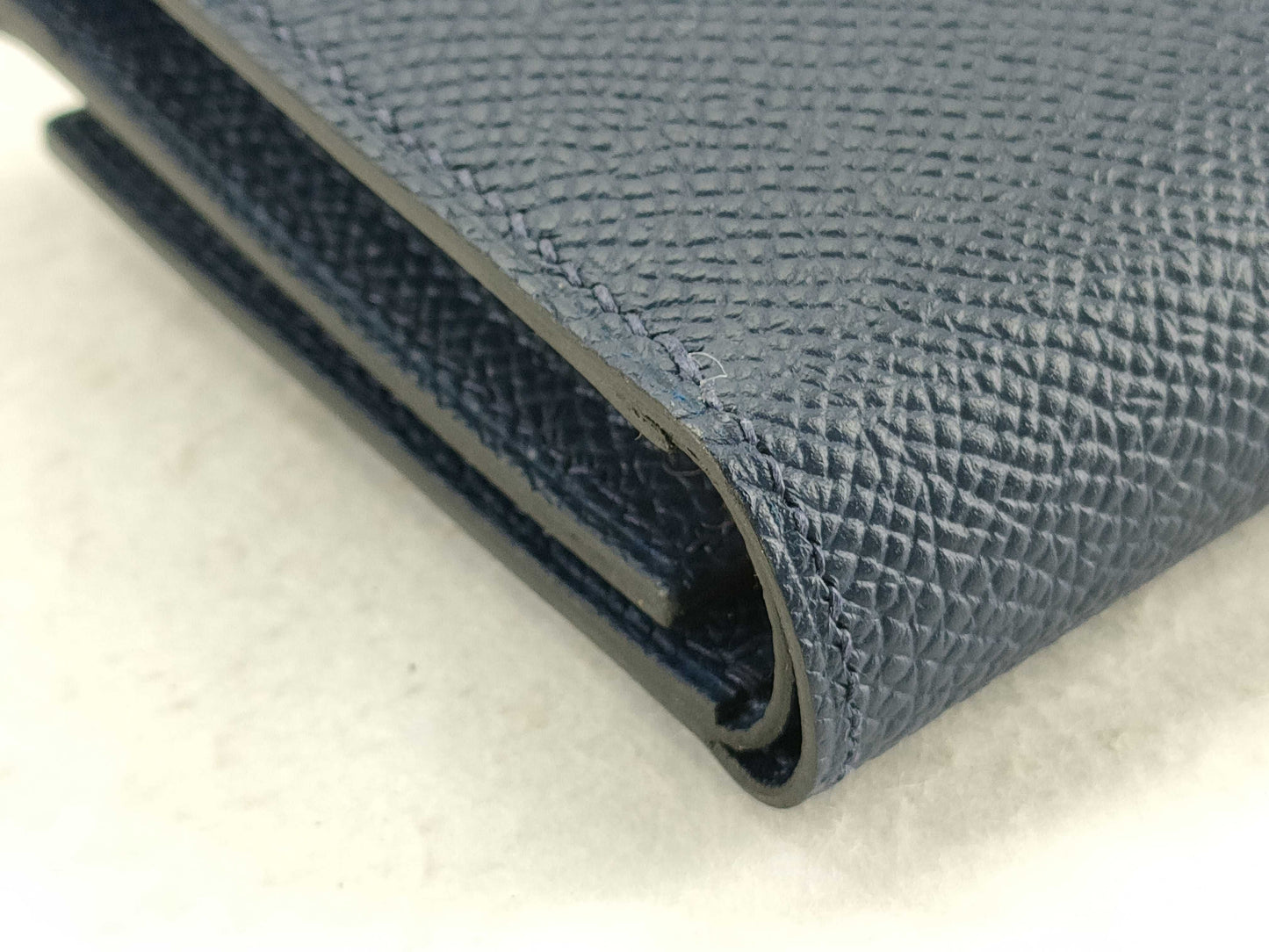 HERMES Bearn Bearn Combination Epson Silver Hardware W Stamp Wallet