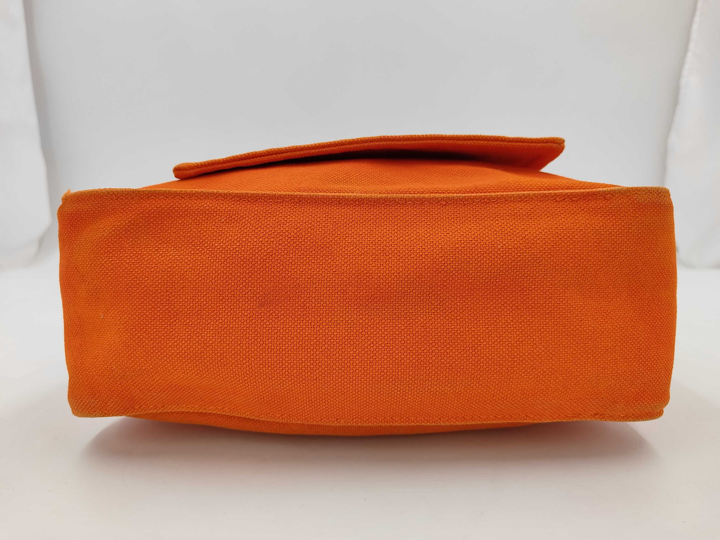 HERMES Marwari Canvas One-Shoulder Bag with O Stamp