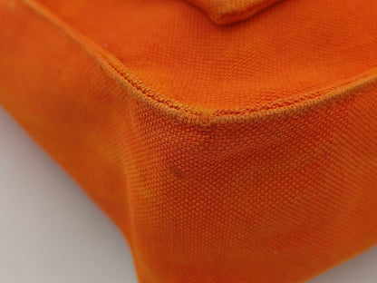 HERMES Marwari Canvas One-Shoulder Bag with O Stamp