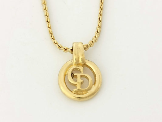 Dior CD logo necklace necklace