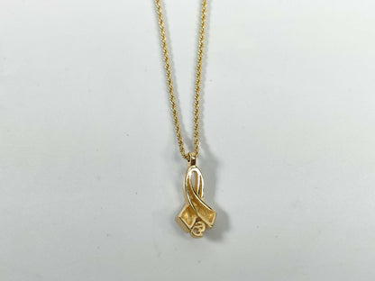 Dior CD rhinestone necklace