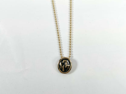 Dior CD Vintage Ball Chain Necklace
