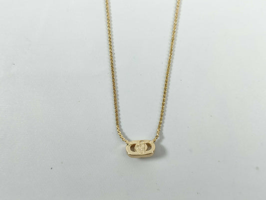 Dior CD logo necklace