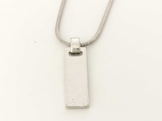 Dior Dior logo plate necklace necklace