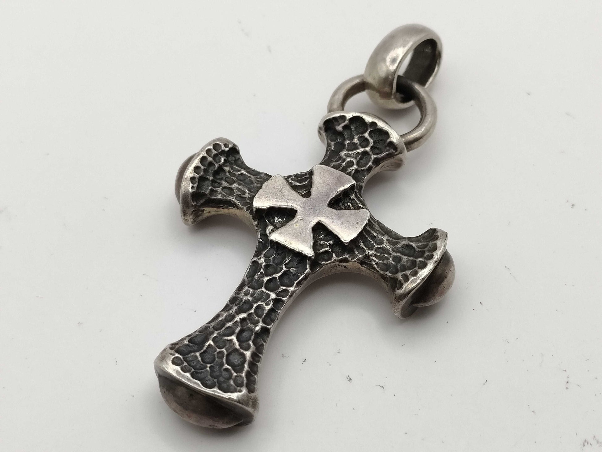 Silver bracelet top pendant top