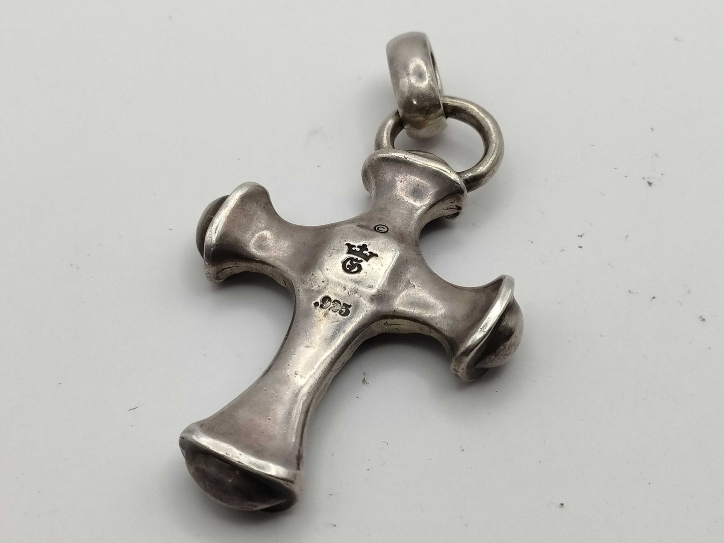 Silver bracelet top pendant top