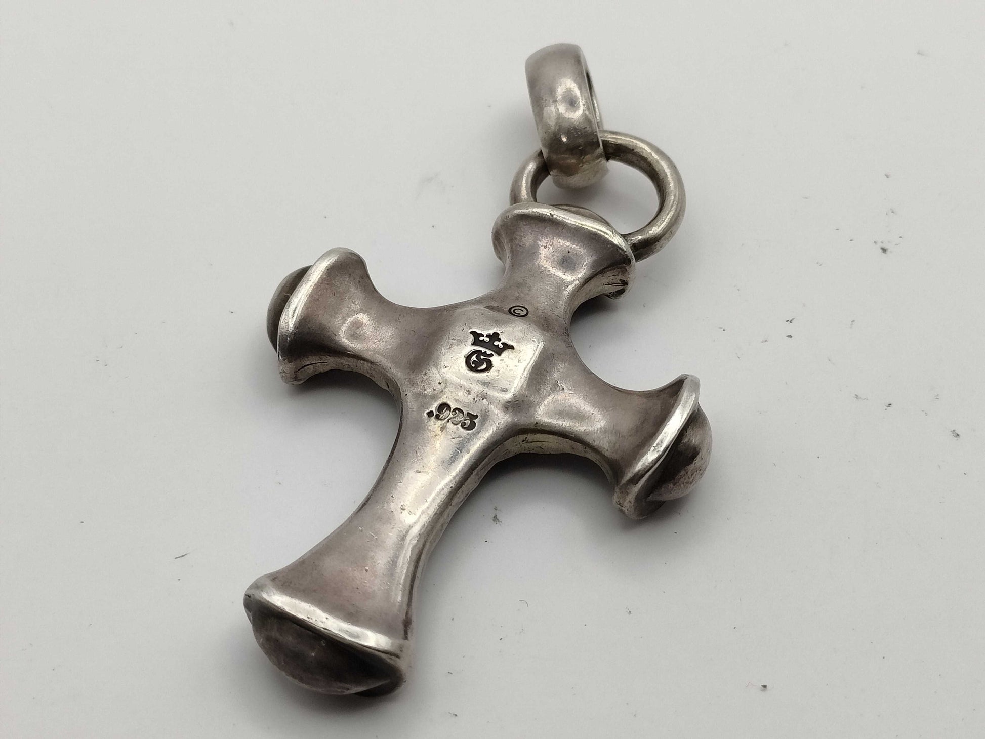 Silver bracelet top pendant top