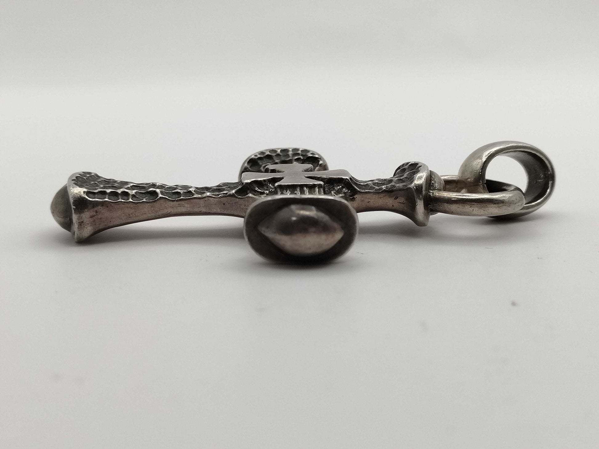 Silver bracelet top pendant top