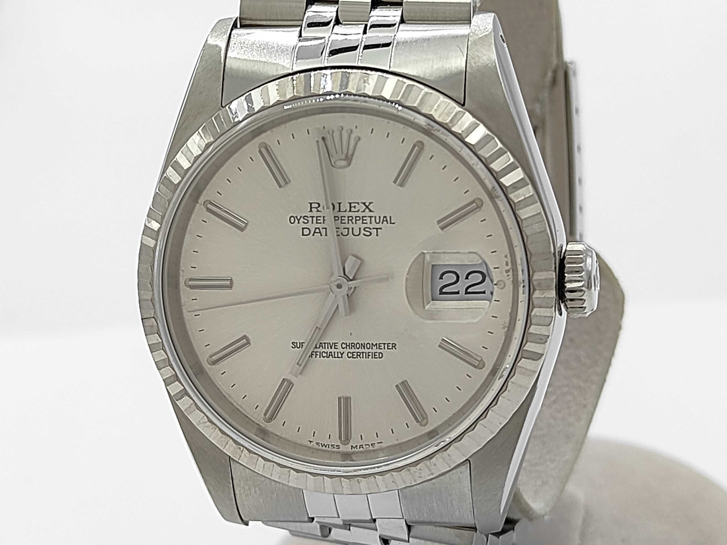 ROLEX 16234 X134002 Silver Dial Jubilee Bracelet Men's Watch
