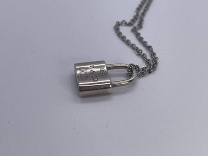 Tiffany & Co. SV925 Padlock Pendant Necklace, Approx. 8g