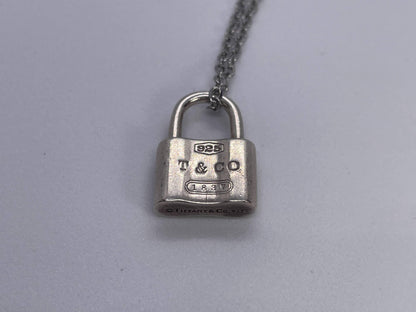 Tiffany & Co. SV925 Padlock Pendant Necklace, Approx. 8g