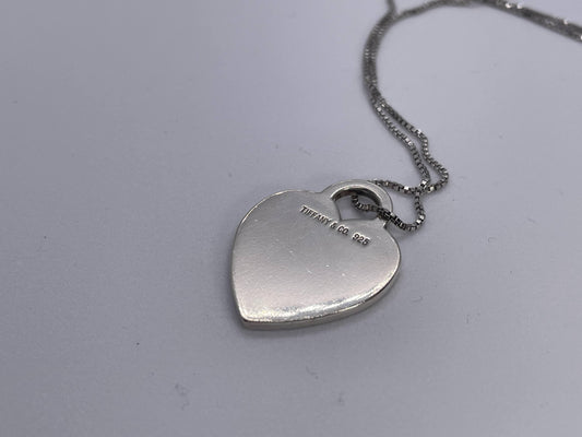 Tiffany & Co. Tiffany SV925 Return to Heart Tag Necklace, Approx. 5.9g
