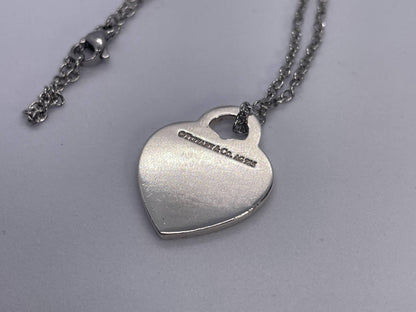 Tiffany & Co. SV925 Return to Heart Tag Necklace Pendant, Approx. 5.5g