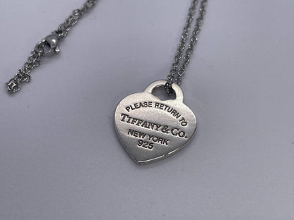 Tiffany & Co. SV925 Return to Heart Tag Necklace Pendant, Approx. 5.5g