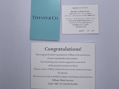 Tiffany & Co. SV925, approximately 5g, Tiffany Women's Marathon 2023 necklace pendant top