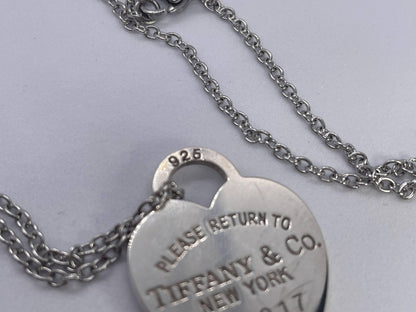 Tiffany & Co. SV925 Return to Heart Tag Necklace Pendant, Approx. 7.1g