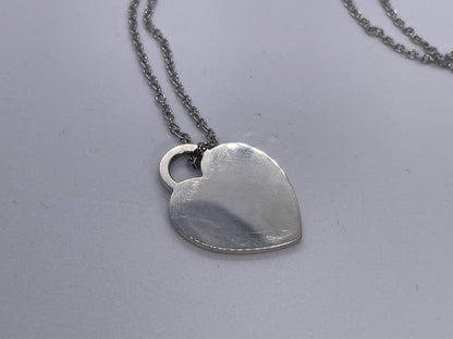 Tiffany & Co. SV925 Return to Heart Tag Necklace Pendant, Approx. 7.1g