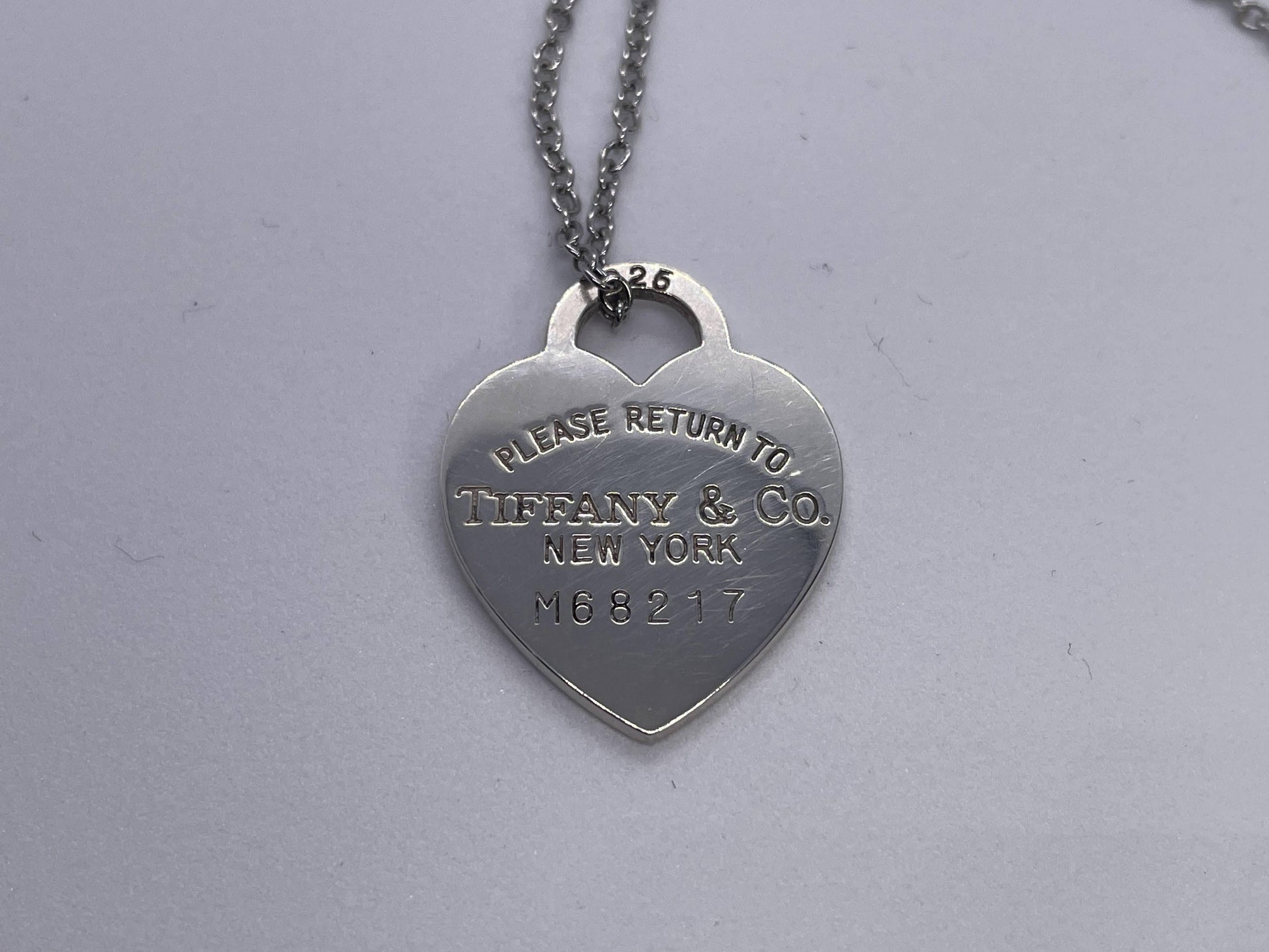 Tiffany & Co. SV925 Return to Heart Tag Necklace Pendant, Approx. 7.1g