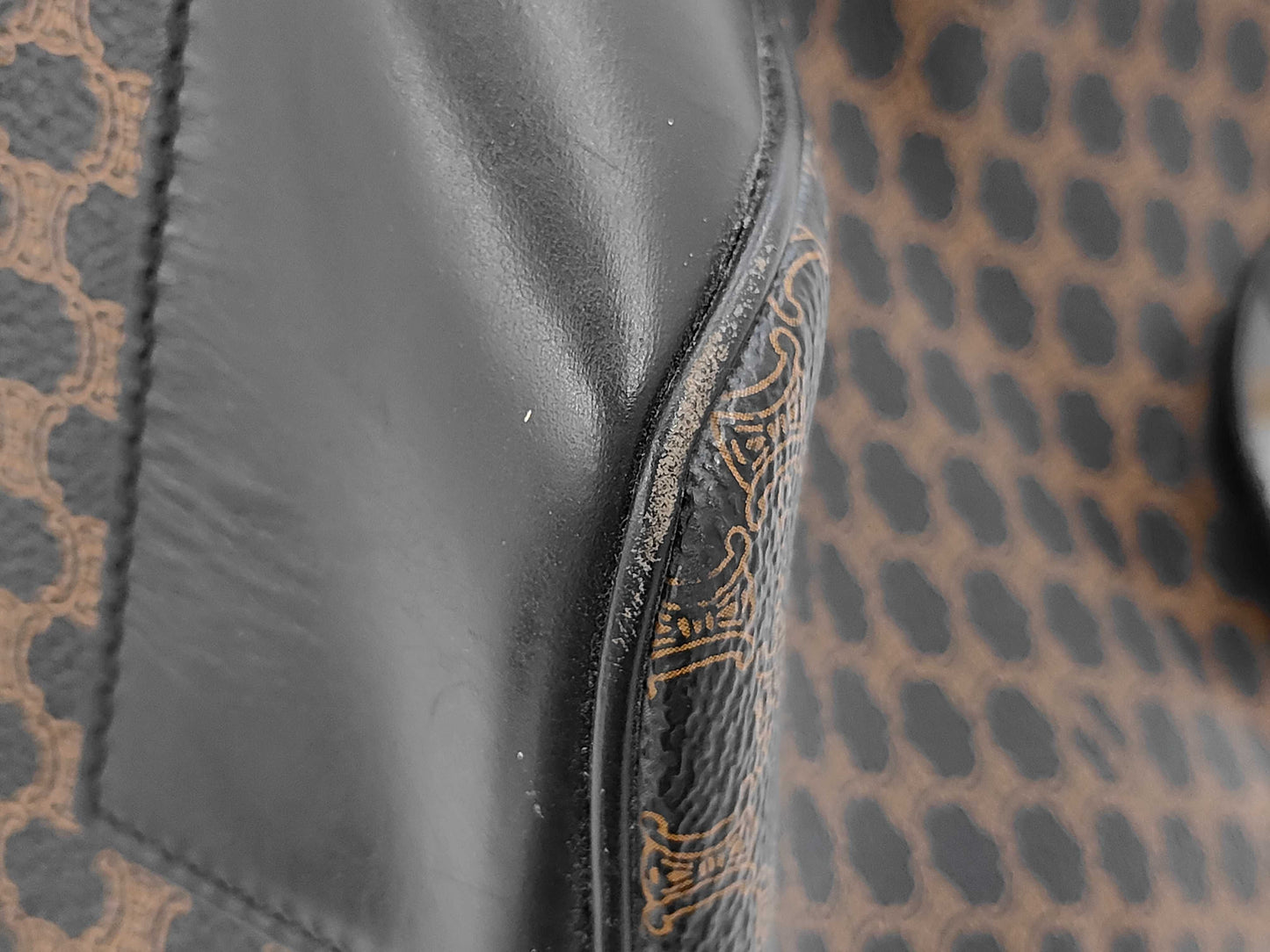 CELINE Macadam Boston Bag, Black