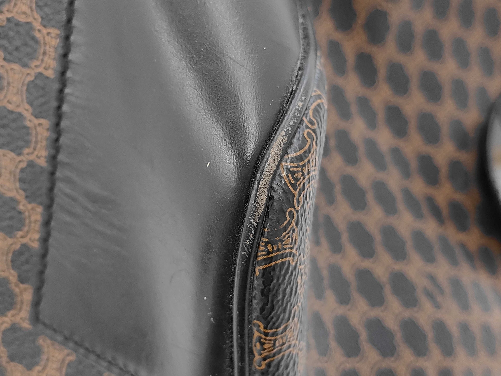 CELINE Macadam Boston Bag, Black