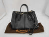 TODS Leather D-Styling D-Bag 2-Way Handbag Black