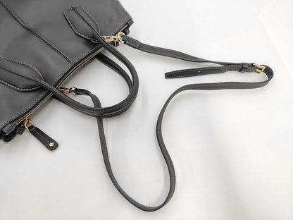 TODS Leather D-Styling D-Bag 2-Way Handbag Black