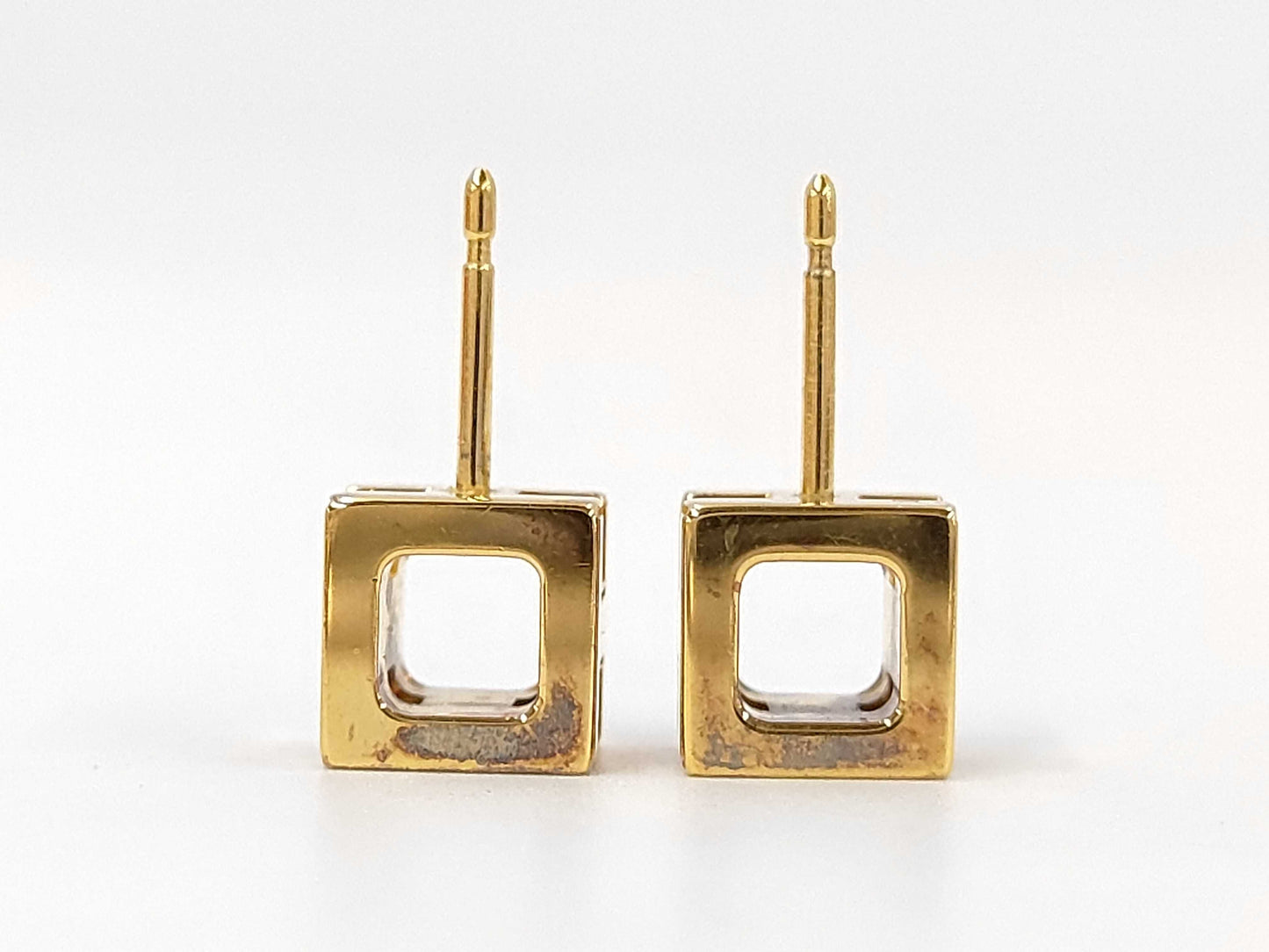 HERMES Hermes Cage d'Ache Earrings. Accessories: Box, dust bag, earrings.