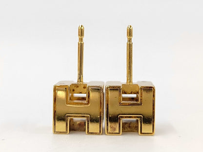 HERMES Hermes Cage d'Ache Earrings. Accessories: Box, dust bag, earrings.