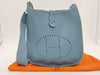 HERMES Evelyn Evelyn II Epson PM Blue Jean Shoulder Bag