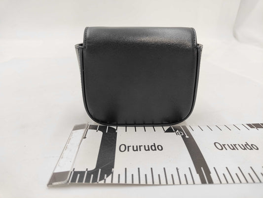 CELINE Mini Claude Leather Black Shoulder Bag