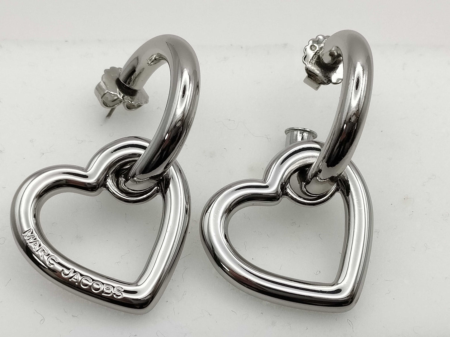 MARC JACOBS Heart Hoop Earrings
