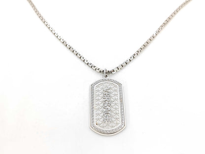 VERSACE Medusa Dog Tag Pendant Necklace DG14698 Bracelet/Bangle