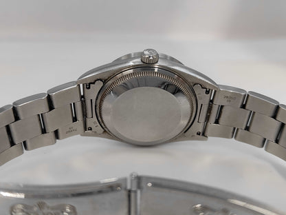 ROLEX 15210 W219439 Black Dial Oyster Bracelet Boys' Watch