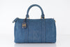 CHANEL Coco Mark Denim Boston Bag, Blue, No. 4
