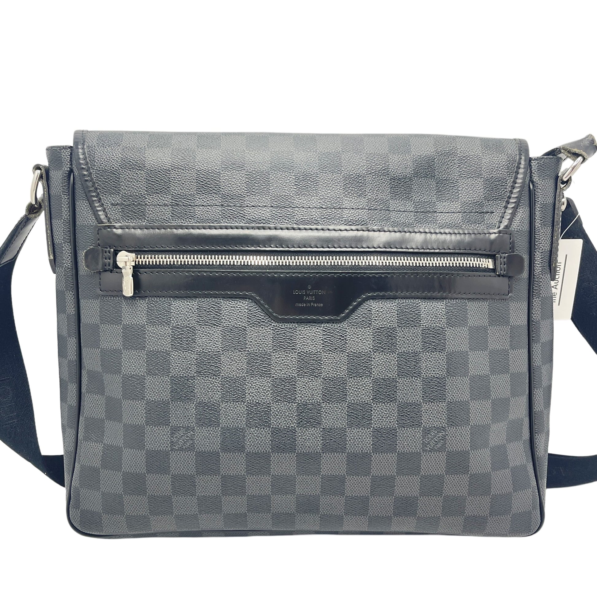 LOUIS VUITTON Damier Graphite Daniel Shoulder Bag