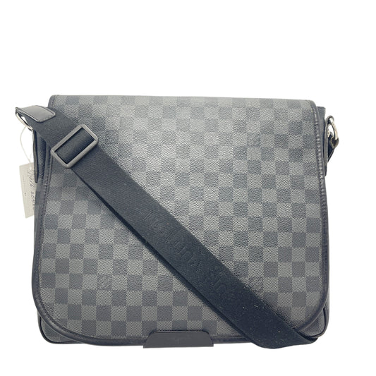 LOUIS VUITTON Damier Graphite Daniel Shoulder Bag
