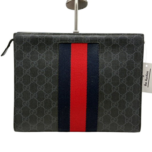 GUCCI GG Supreme Crunch Bag Clutch Bag