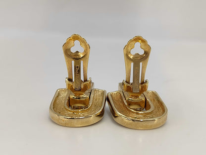 Dior Black x Gold Earrings