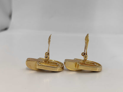 Dior Black x Gold Earrings