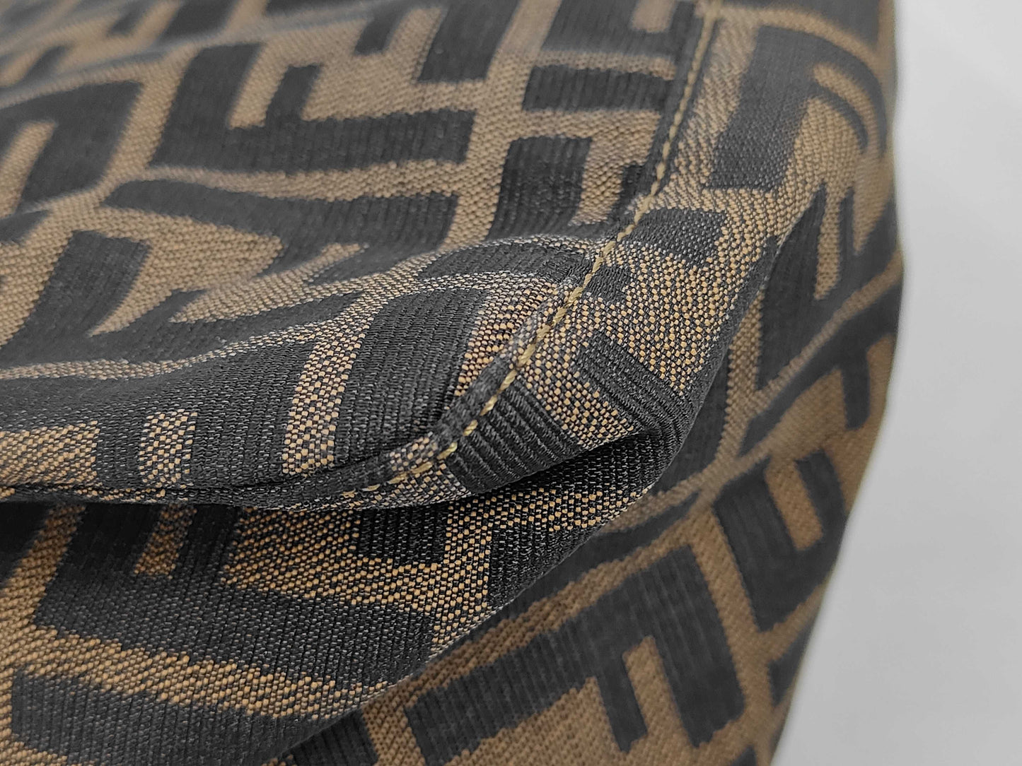 FENDI Mamma Bucket Zucca Pattern Handbag