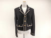 CELINE Chasseur Jacket 2V96D764L #38 Tweed Black Outer Jacket
