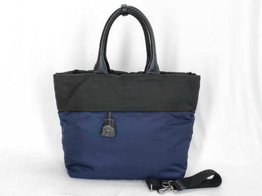 PRADA Nylon 2-Way Tote Bag 1BG521 Tote Bag