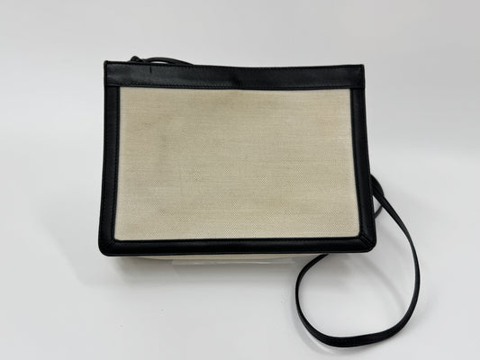 BALENCIAGA Canvas Navy Pochette Shoulder Bag