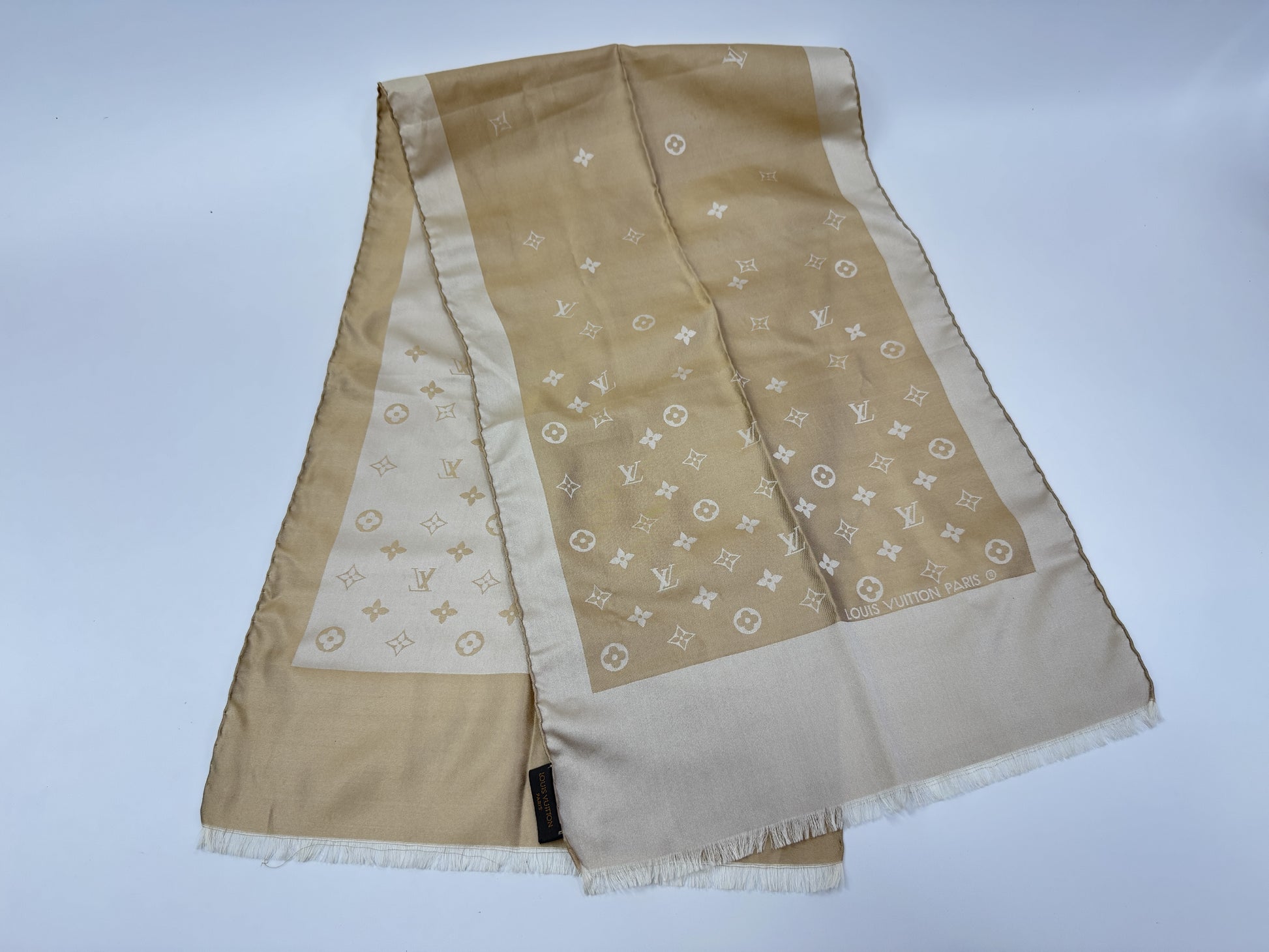 LOUIS VUITTON Silk Scarf with Tags and Box Other Accessories