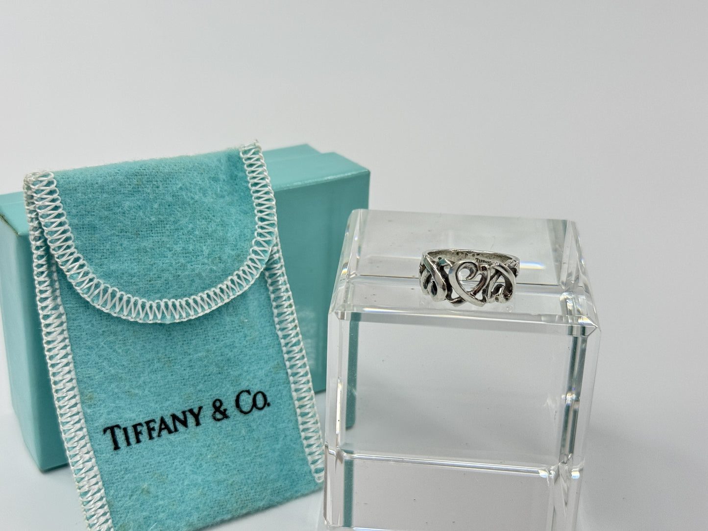 Tiffany & Co. SV925 Loving Heart Ring 4.0g