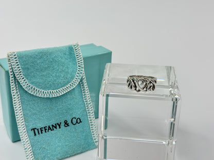 Tiffany & Co. SV925 Loving Heart Ring 4.0g
