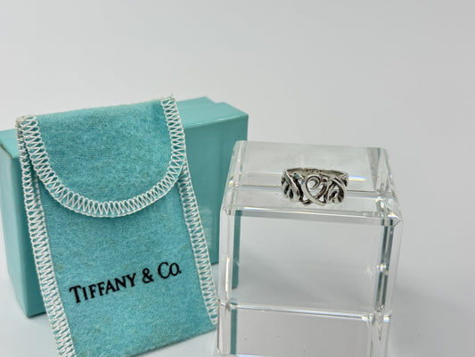 Tiffany & Co. SV925 Loving Heart Ring 4.0g