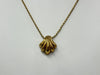 Dior Shell Motif Necklace, Gold, 41cm Chain