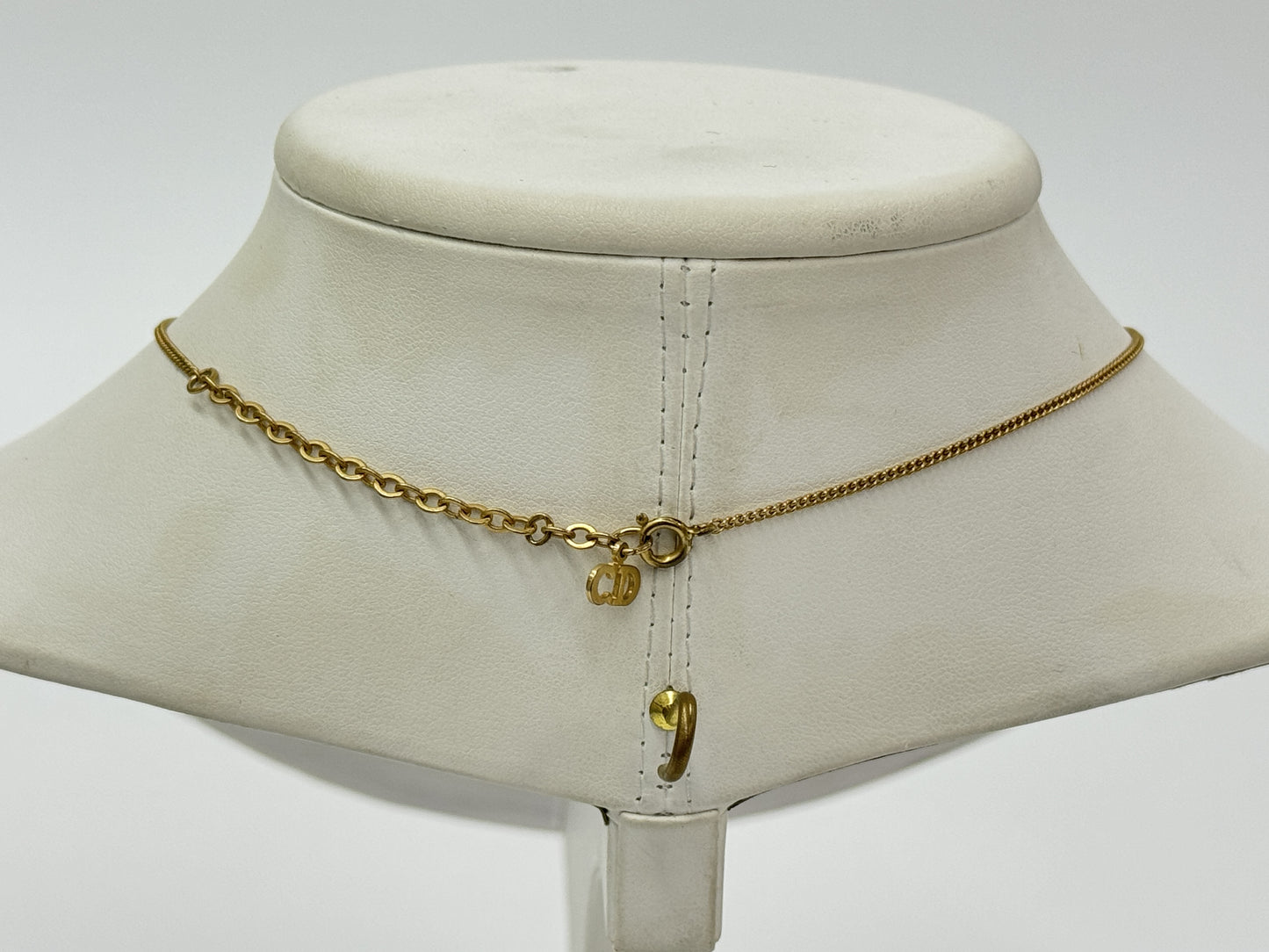 Dior CD Necklace, Chain: Approx. 44cm